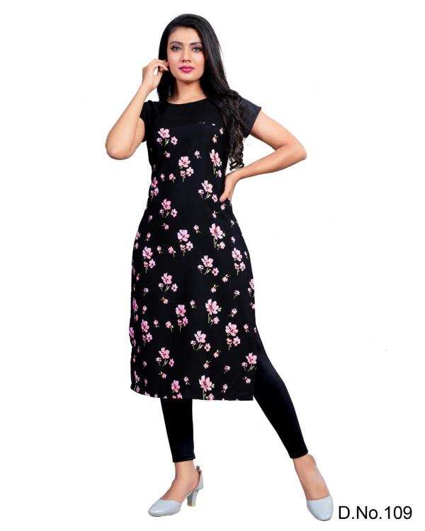 Regular Were Kurti Vol 3 Crepe Designer Digital Print Kurti collection